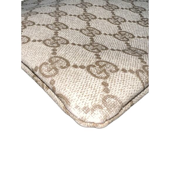 Gucci Vintage Monogram Web Top Handle Bag 1960's Leather Coated Canvas - Picture 9 of 14